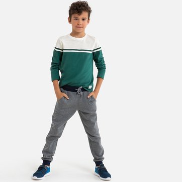 Calças em moletão, 3-12 anos LA REDOUTE COLLECTIONS