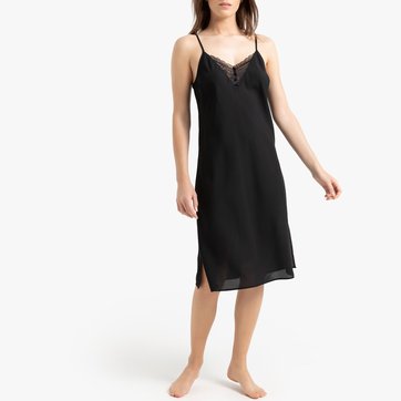Nuisette à fines bretelles, détails dentelle LA REDOUTE COLLECTIONS