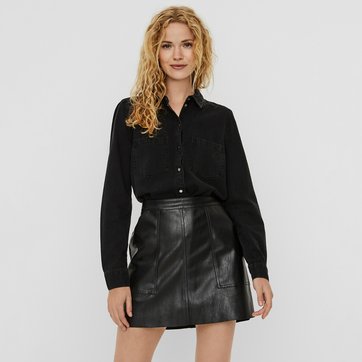 Jeansbluse, lange Form VERO MODA