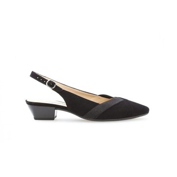 escarpin petit talon noir