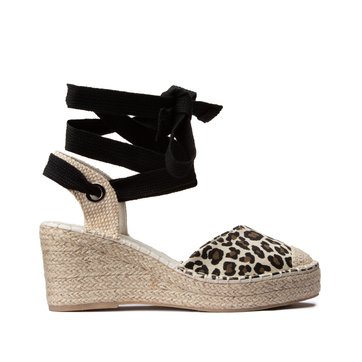 espadrille femme pied large