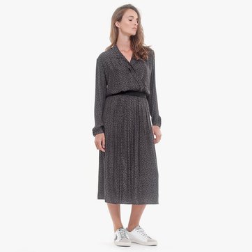 Saia midi, estampado leopardo LE TEMPS DES CERISES
