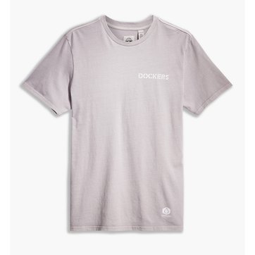 T-shirt de gola redonda, Sustainable DOCKERS