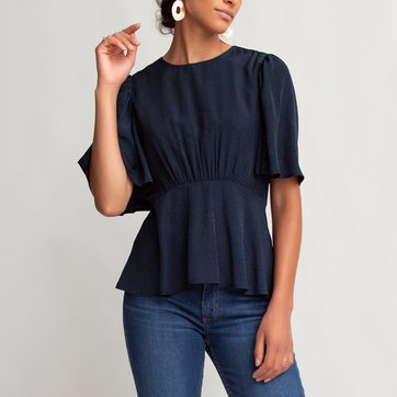 Bluse mit Schmetterlingsärmeln LA REDOUTE COLLECTIONS