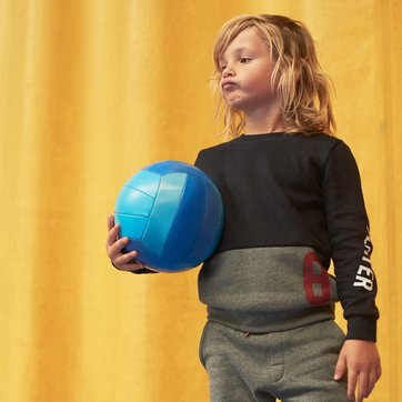 Conjunto fato de treino, em moletão, 3-12 anos LA REDOUTE COLLECTIONS