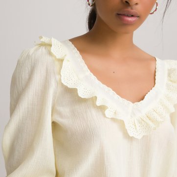 Blouse Broderie Anglaise Femme La Redoute