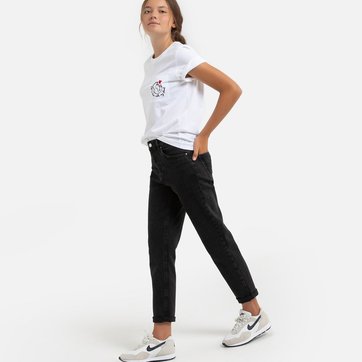 Jeans mom, cintura subida, 10-18 anos LA REDOUTE COLLECTIONS