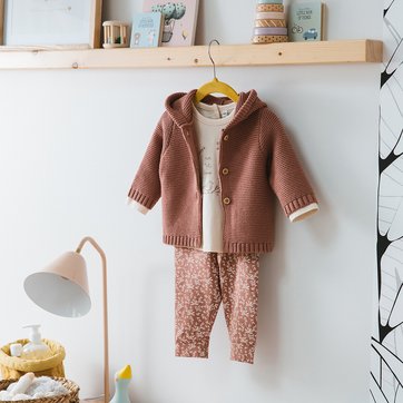 Conjunto de 3 peças, 1 mês-3 anos Conjunto de 3 peças, 1 mês-3 anos LA REDOUTE COLLECTIONS