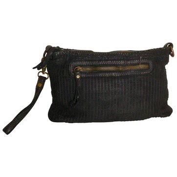 sac pochette bleu marine