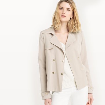 Trench corto, 100% Lyocell LA REDOUTE COLLECTIONS