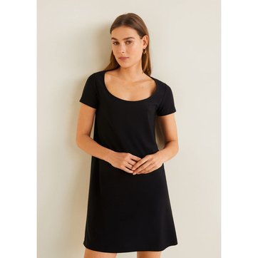 Robe en maille basique Robe en maille basique MANGO