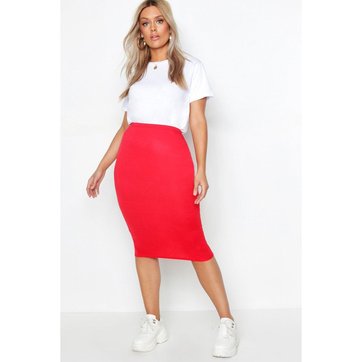 Jupe rouge et blanche