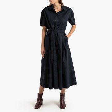 long casual dresses with short sleeves