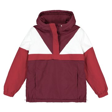 Sweat tipo corta-vento com capuz, forro polar, 10-18 anos LA REDOUTE COLLECTIONS