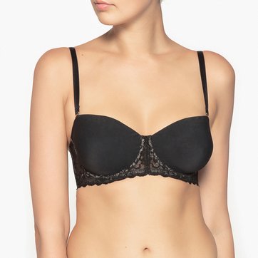 Soutien caicai em microfibra e renda LA REDOUTE COLLECTIONS