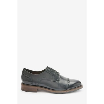 richelieu bleu marine femme