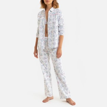 Pijama em pelinho estampado às flores LA REDOUTE COLLECTIONS
