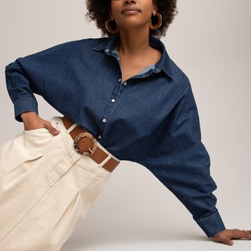 Jeans-Hemd, Fledermausärmel LA REDOUTE COLLECTIONS