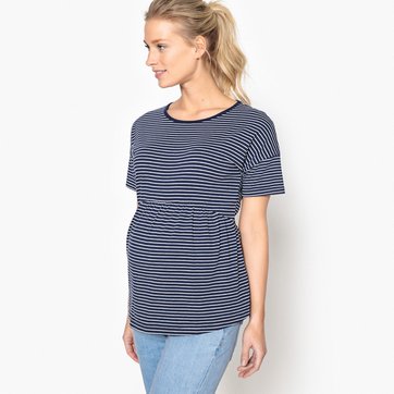 T-shirt às riscas, para grávida LA REDOUTE MATERNIDADE