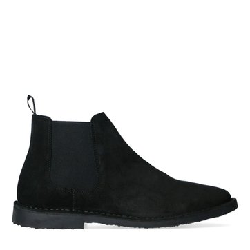 bottines daim homme noir