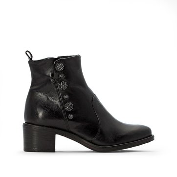 Botines de piel con tacón Flyn MJUS