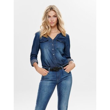 chemises en jean femme