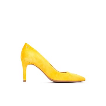 escarpin ouvert jaune