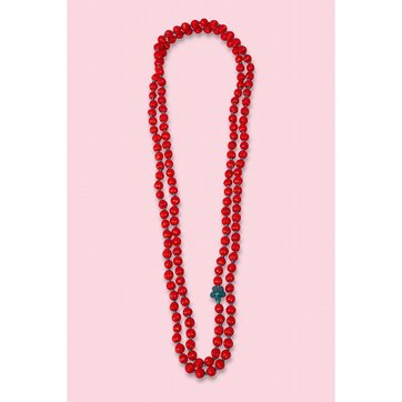 FASHION VINTAGE NEUF Femme COLLIER SAUTOIR MONTGOLFIERE COULEUR