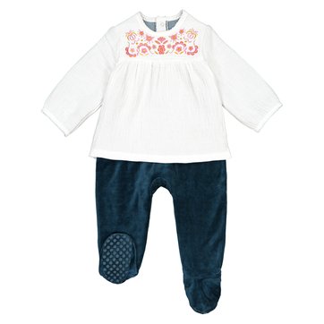 Pijama efeito 2 em 1, 0 mês-3 anos LA REDOUTE COLLECTIONS