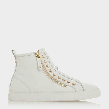 basket montante blanche femme