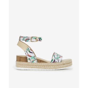 espadrille blanche compensée