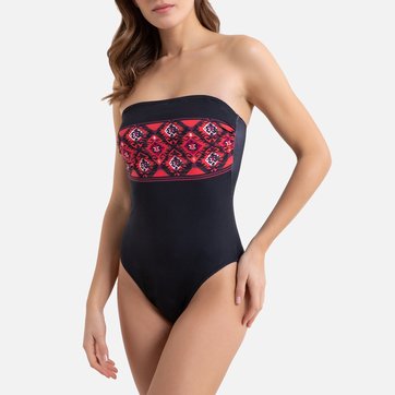 Maillot de bain bustier, effet ventre plat ANNE WEYBURN