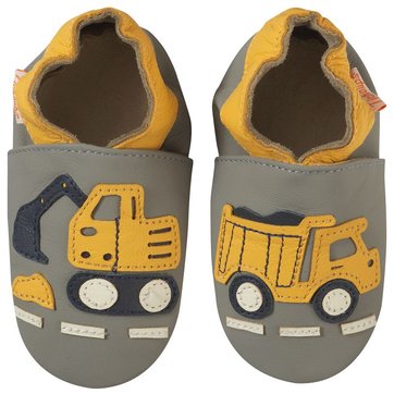 chaussons cuir souple pas cher