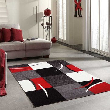 Tapis Gris Et Rouge La Redoute