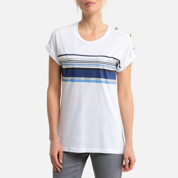 T-Shirt mit rundem Ausschnitt, Baumwolle & Modal ANNE WEYBURN