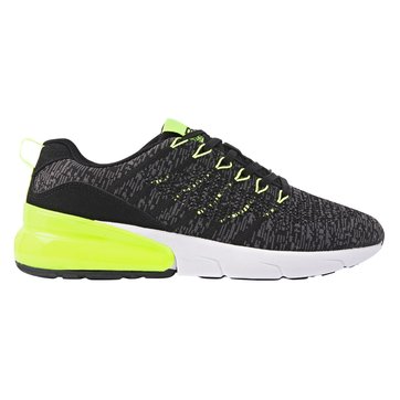 asics noir jaune fluo