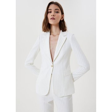 tailleur pantalon blanc femme