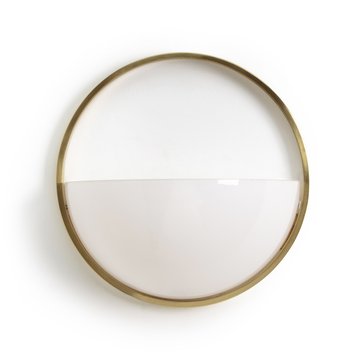 Aplique de pared Aurore, latón y opalina LA REDOUTE INTERIEURS