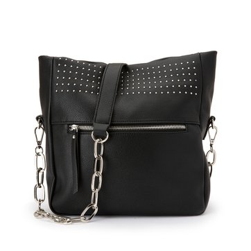 Messenger-Bag mit Nieten, Leder LA REDOUTE COLLECTIONS