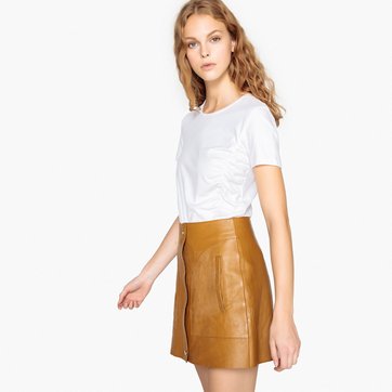 T-shirt plissada de lado LA REDOUTE COLLECTIONS