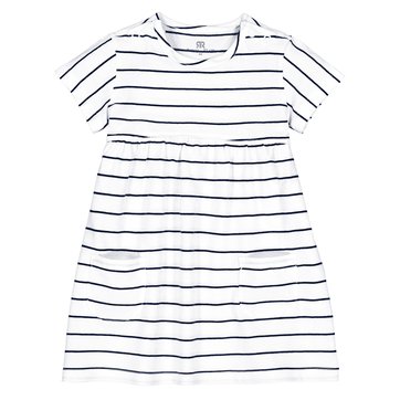 Kurzärmeliges Kleid mit Streifenmuster, 1 Monat - 4 Jahre LA REDOUTE COLLECTIONS