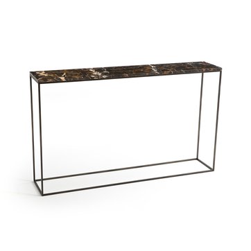Consola mármore âmbar/metal, comp.125 cm, Ambrette AM.PM
