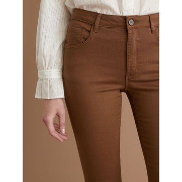 jean slim couleur femme