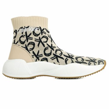 basket chaussette calvin klein femme