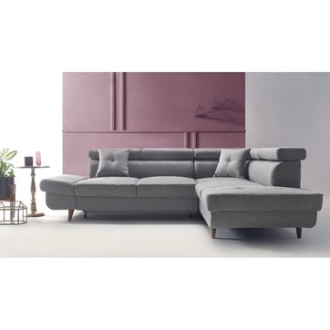 Canape Tissu Gris Design La Redoute