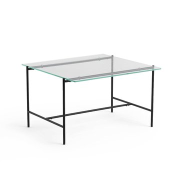 Flacher Tisch Clara, gehärtetes Glas Flacher Tisch Clara, gehärtetes Glas LA REDOUTE INTERIEURS