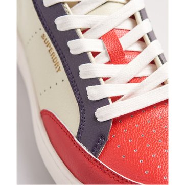 basket bordeau femme