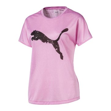 T-shirt de gola redonda, mangas curtas, estampado à frente PUMA