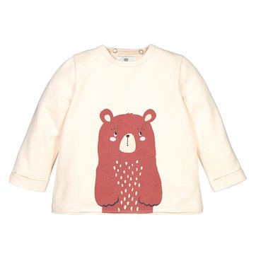 Sweat em moletão com urso estampado, 1 mês-3 anos LA REDOUTE COLLECTIONS