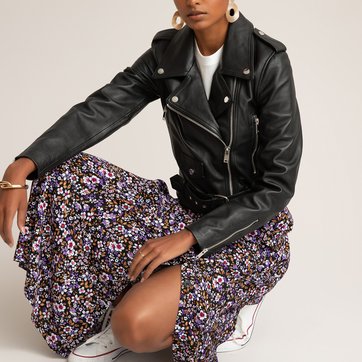 Bikerjacke aus Schafsleder LA REDOUTE COLLECTIONS